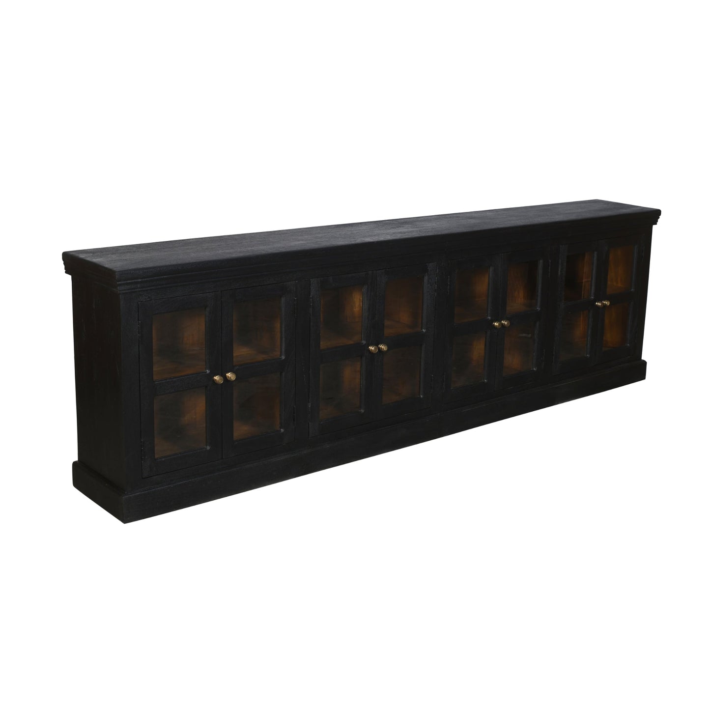 Meva Peachtree 8-Door Charcoal Grey Sideboard
