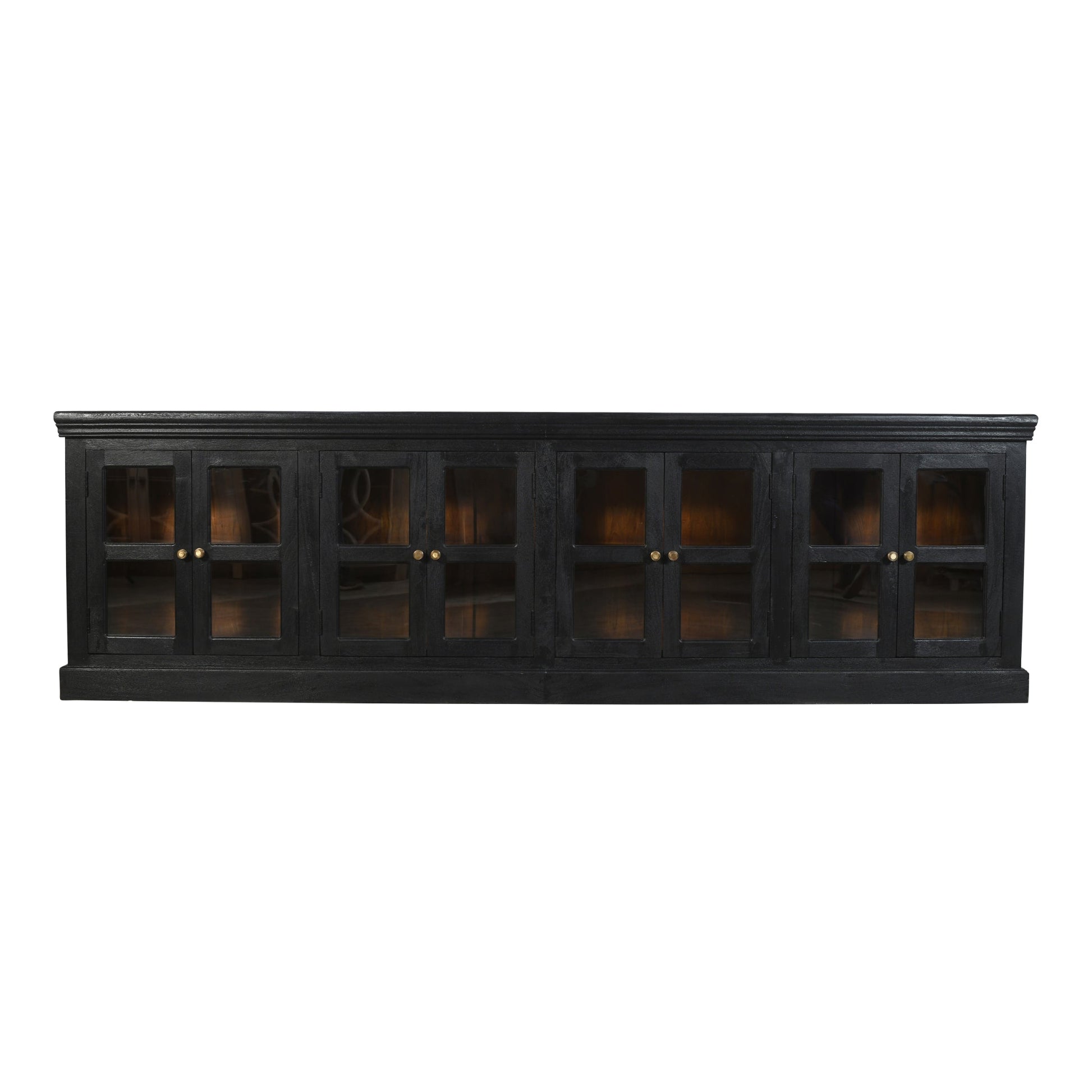 Meva Peachtree 8-Door Charcoal Grey Sideboard
