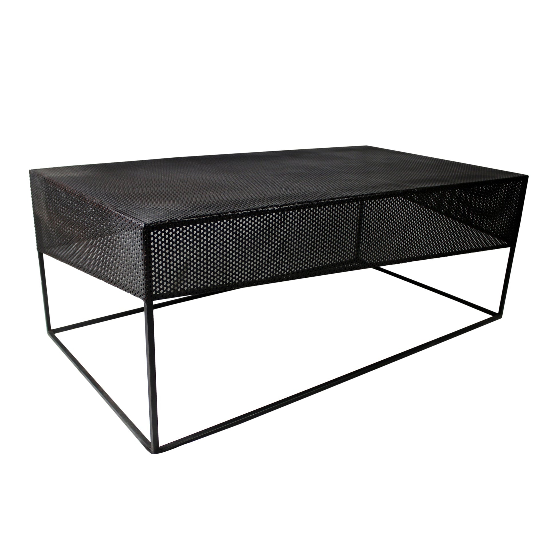 Meva Pierce 48" Black Iron Cocktail Table