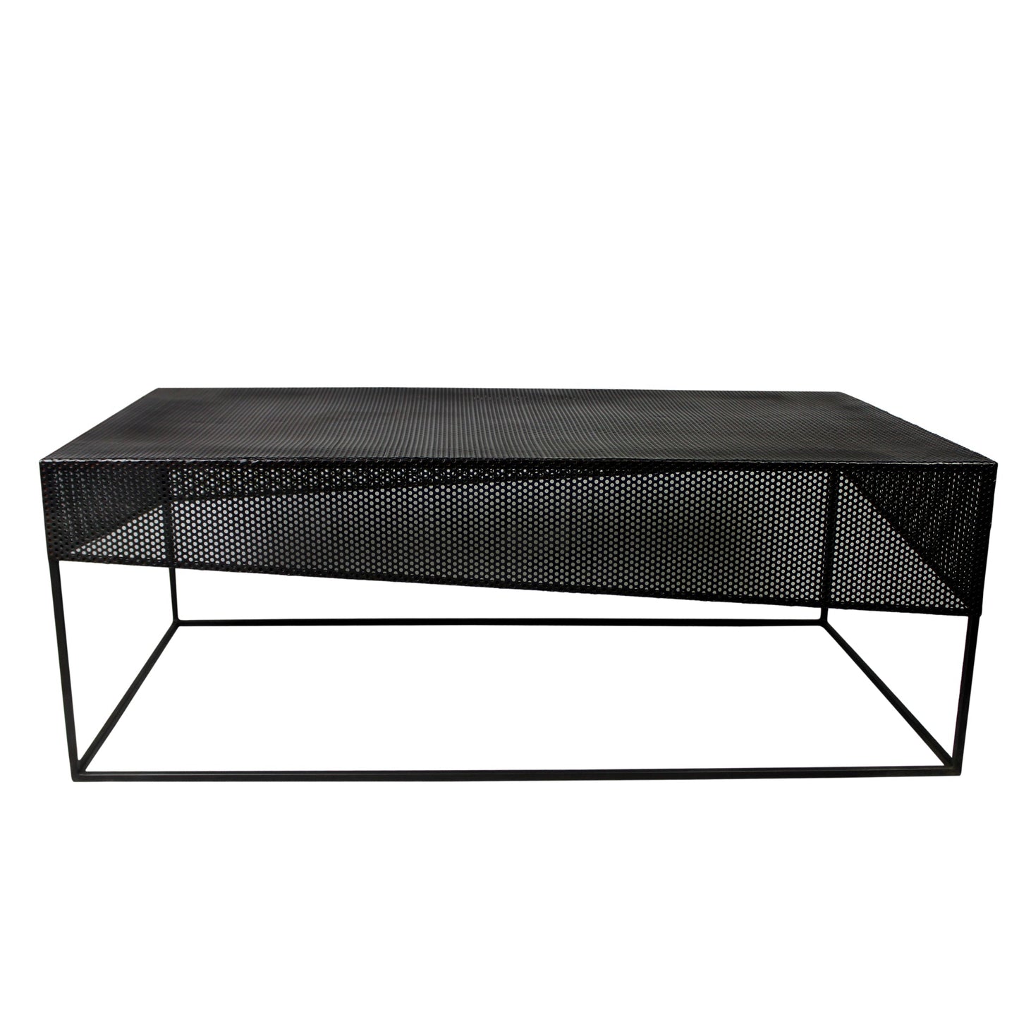 Meva Pierce 48" Black Iron Cocktail Table