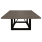 Meva Redondo 60" Dark Brown Square Dining Table