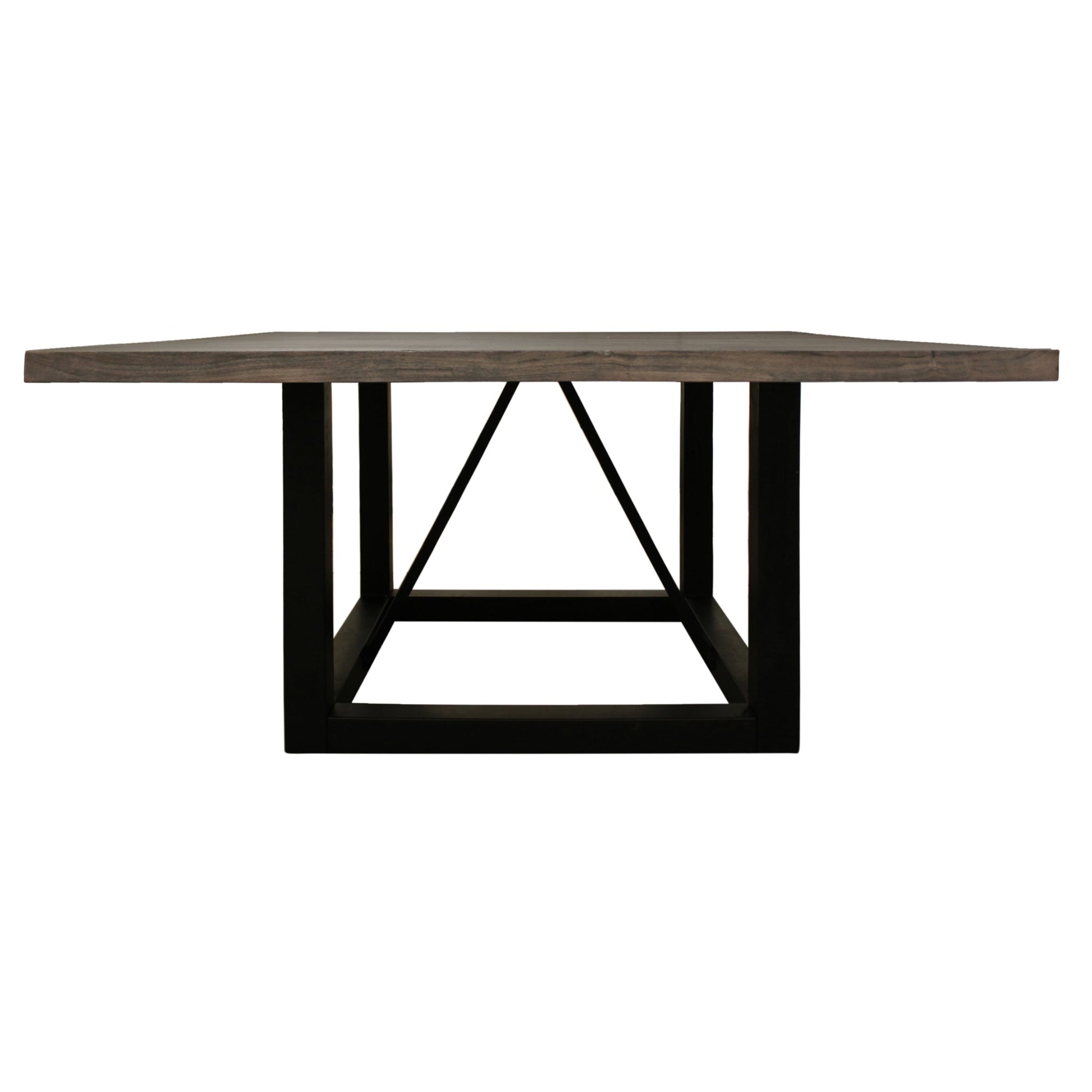 Meva Redondo 60" Dark Brown Square Dining Table