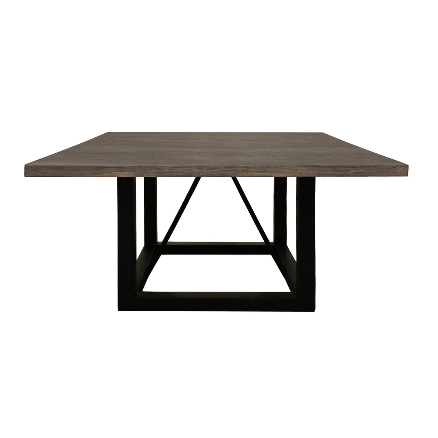 Meva Redondo 60" Dark Brown Square Dining Table