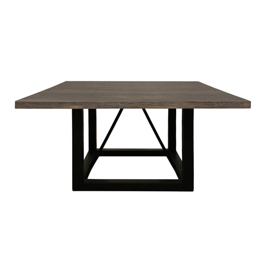 Meva Redondo 72" Dark Brown Square Dining Table