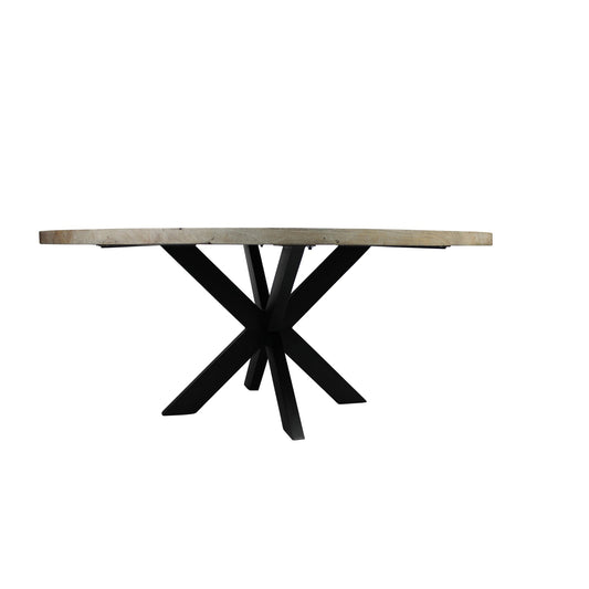 Meva Redondo 72" Natural Round Dining Table