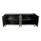 Meva Redondo Ezra 80" 4-Door Dark Brown Sideboard