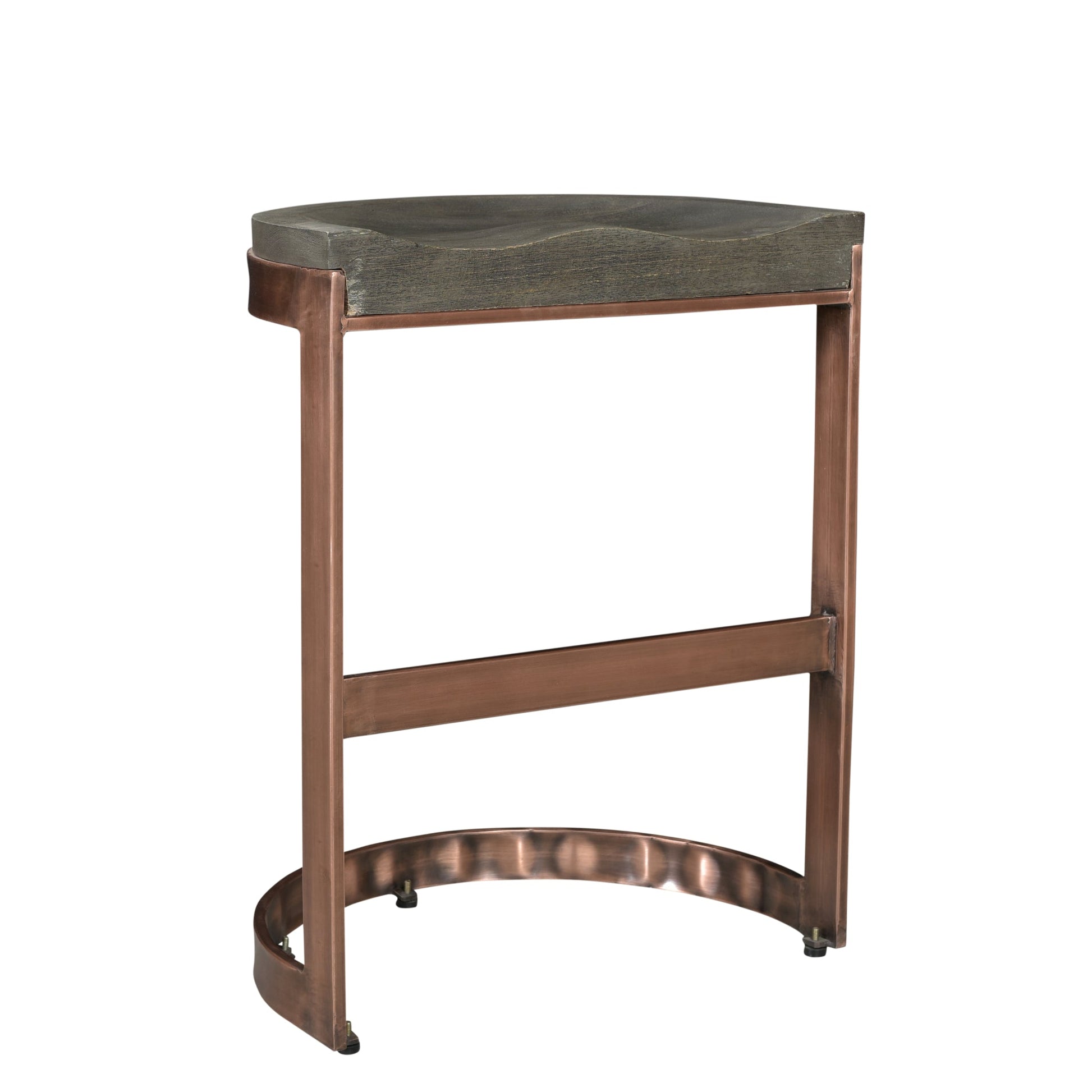 Meva Redondo Pinto 20" Gray/Copper Counter Stool