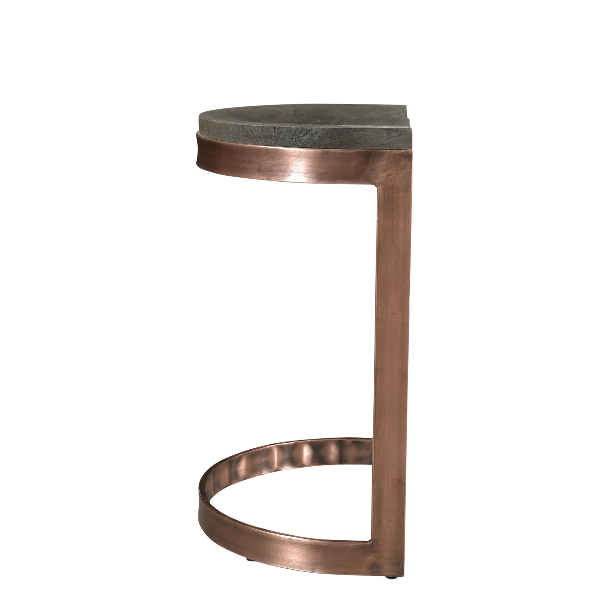 Meva Redondo Pinto 20" Gray/Copper Counter Stool