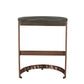 Meva Redondo Pinto 20" Gray/Copper Counter Stool