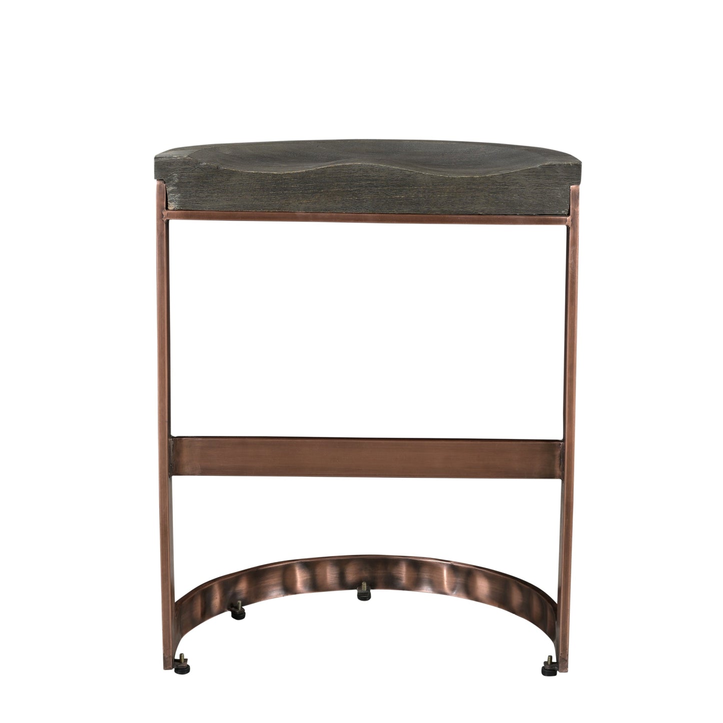 Meva Redondo Pinto 20" Gray/Copper Counter Stool