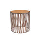 Meva Redondo Reid 22" Round Solid Wood End Table