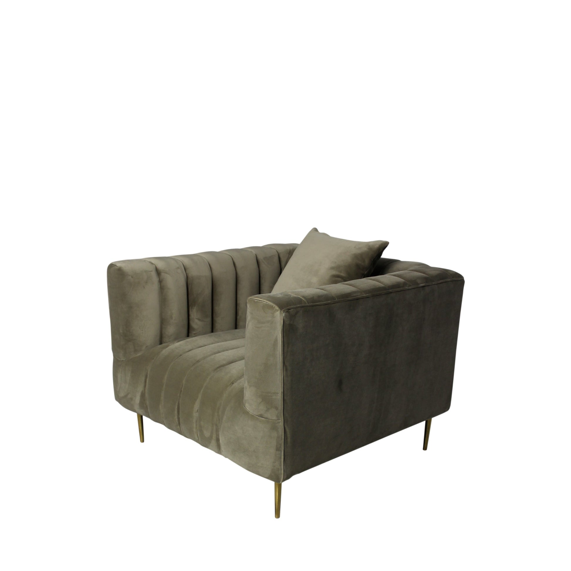 Meva Rutland 37" Beige Lounge Chair