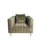 Meva Rutland 37" Beige Lounge Chair