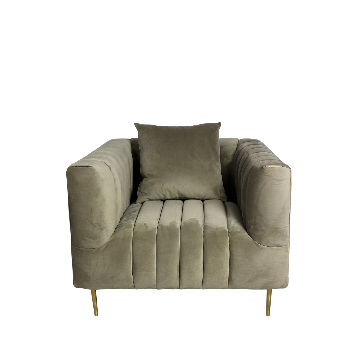Meva Rutland 37" Beige Lounge Chair