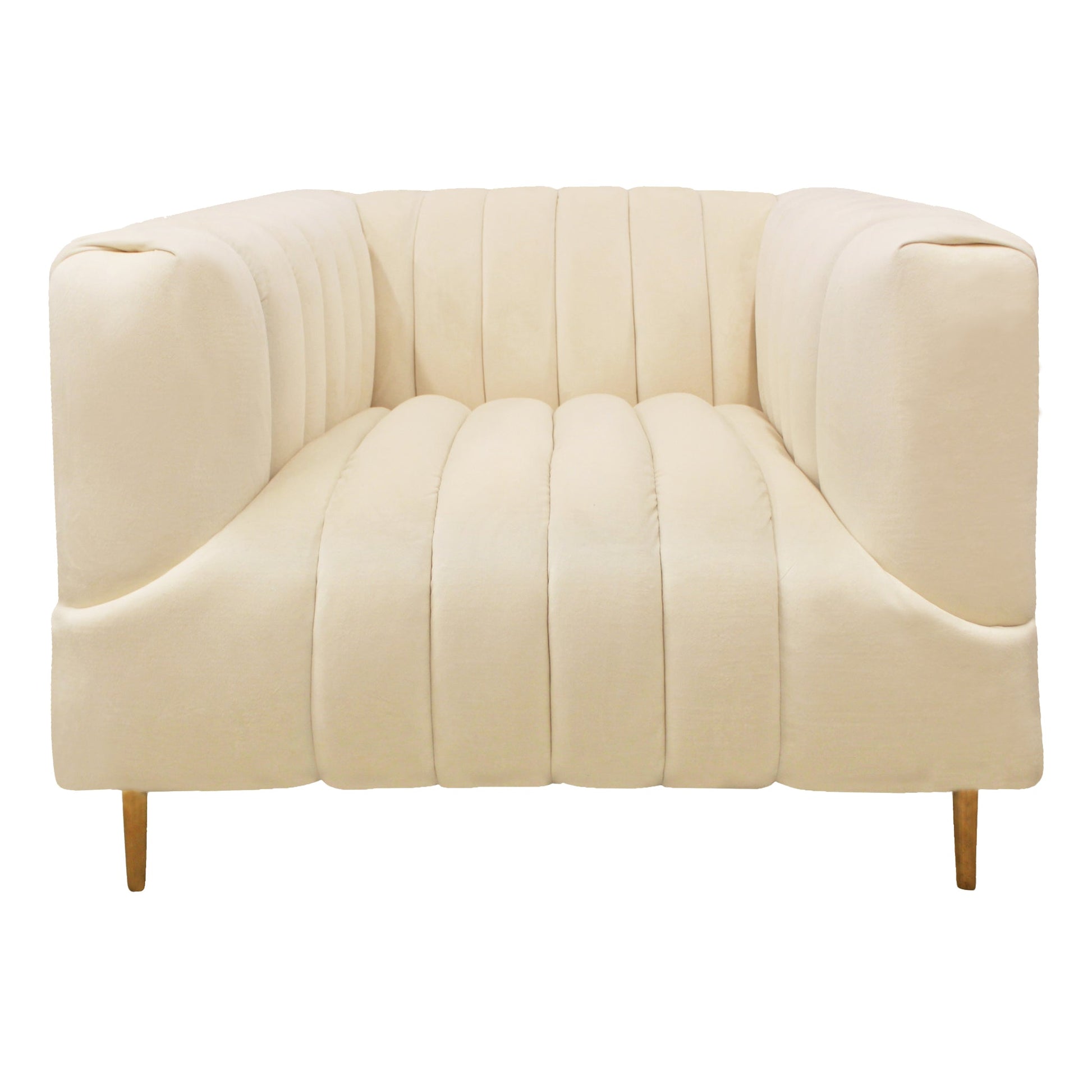 Meva Rutland 37" Ivory Lounge Chair