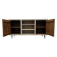 Meva Sarah 2-Door Ivory Media Cabinet