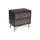 Meva Sarah 28" 2-Drawer Antique Brown Nightstand