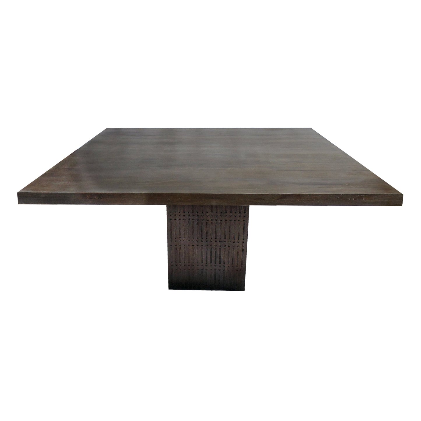 Meva Sarah 44" Antique Brown Square Dining Table