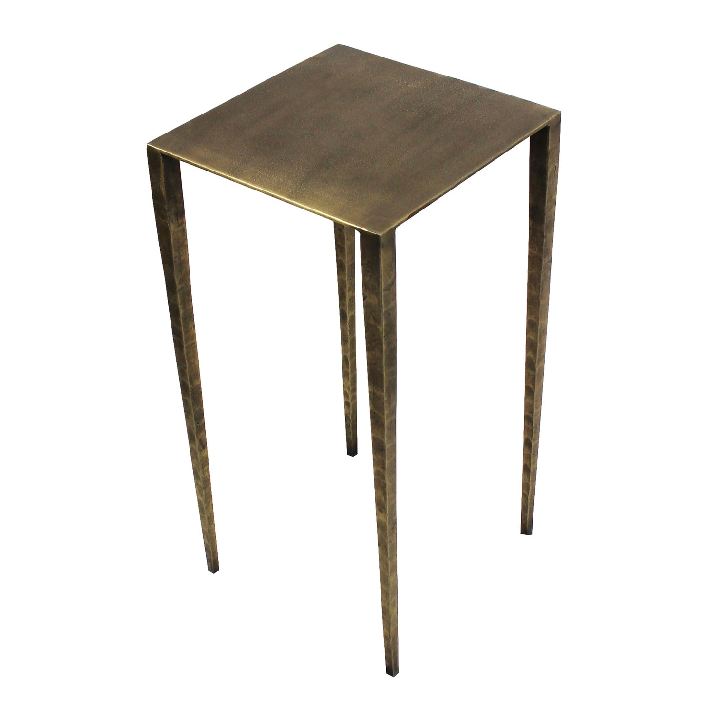 Meva Sheridan 12" Antique Brass Side Table