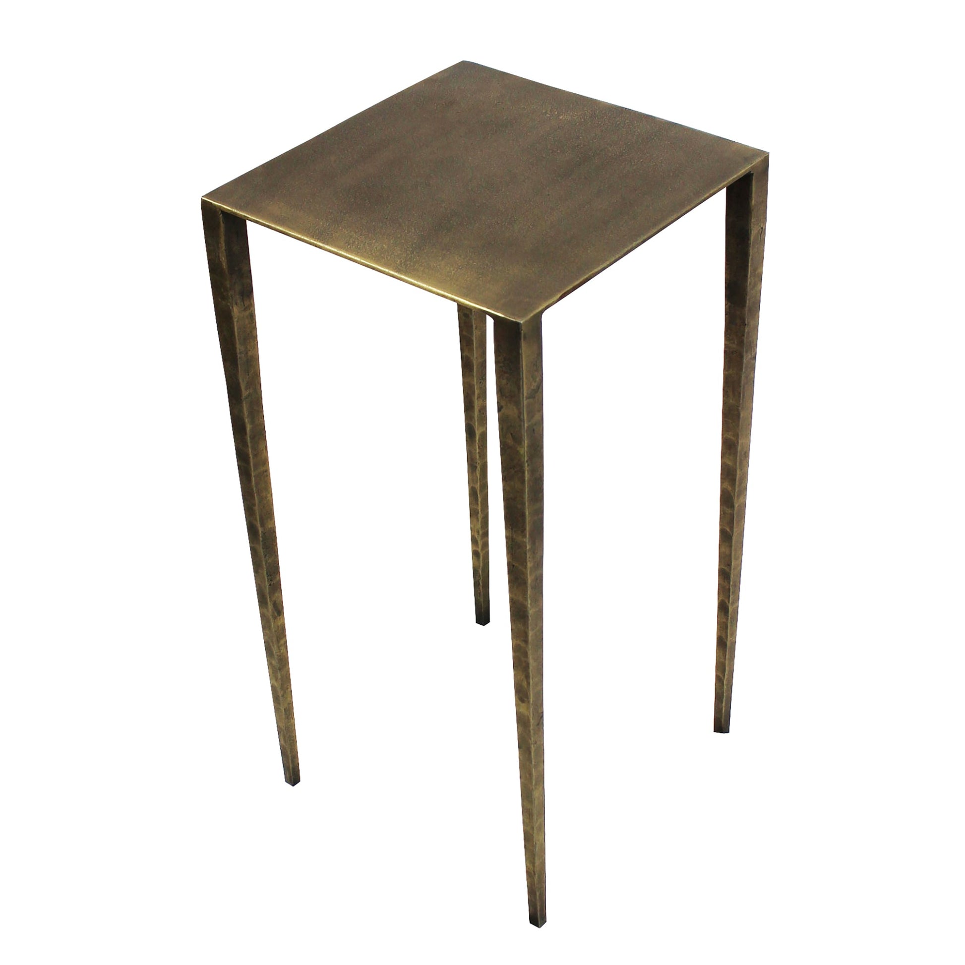 Meva Sheridan 12" Antique Brass Side Table