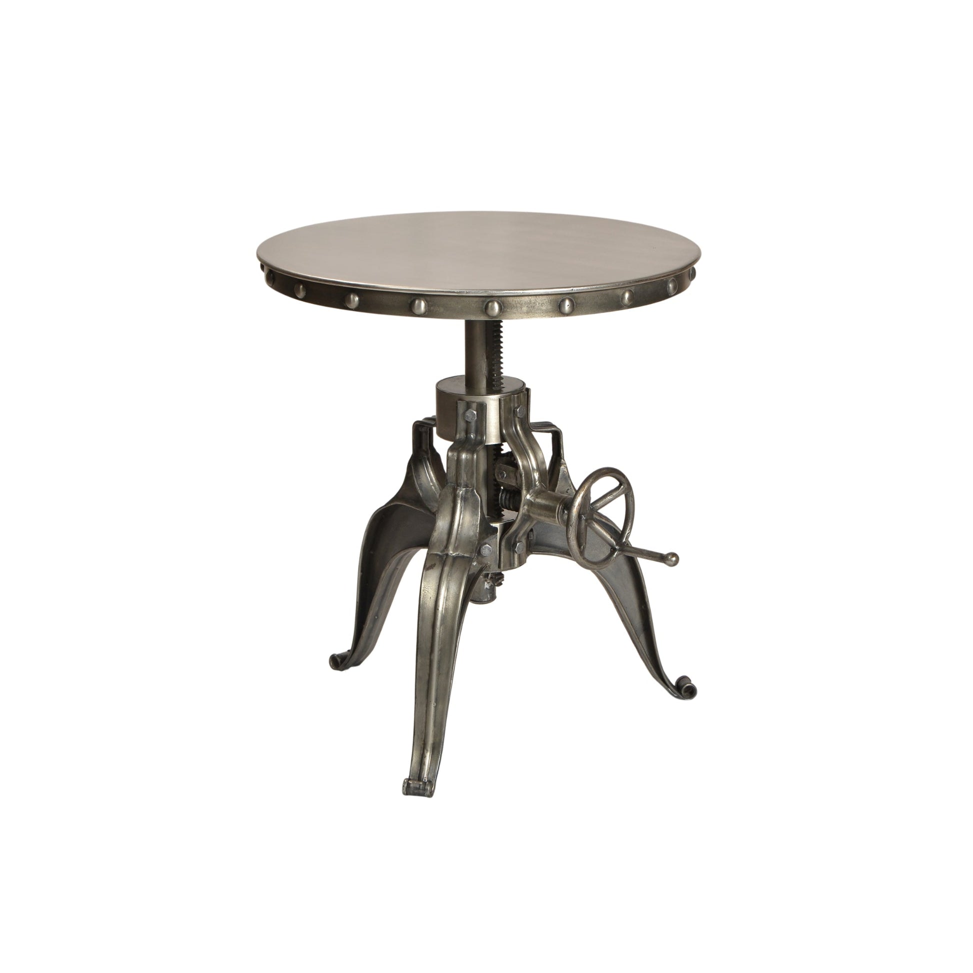 Meva Sheridan 22" Silver Adjustable End Table