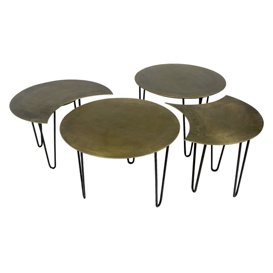 Meva Sheridan 24" Black Metal Cocktail Table