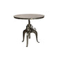 Meva Sheridan 36" Silver Adjustable Table