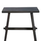 Meva Surita 19" Dark Gray Recycled Solid Mango Wood Bar Stool