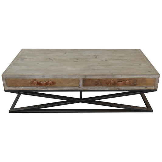 Meva Syracuse 55" Brown Cocktail Table