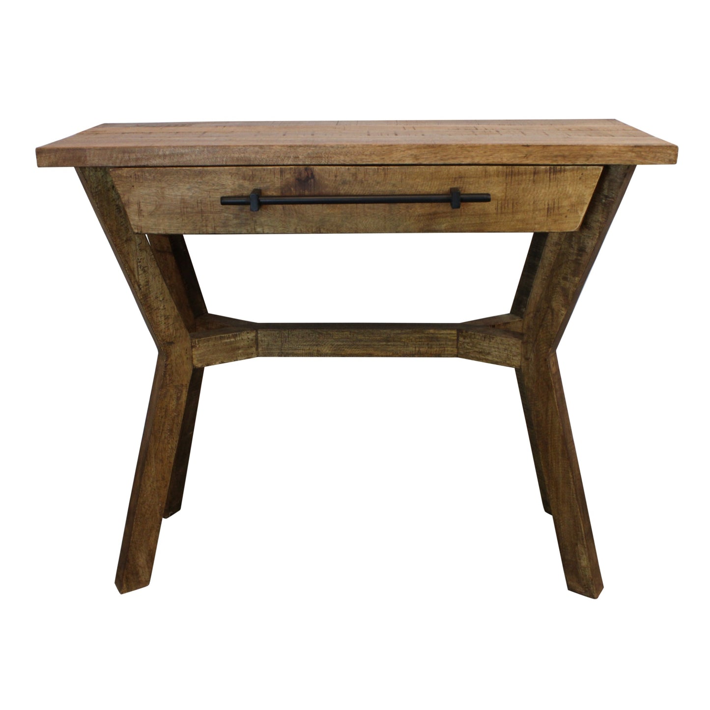 Meva Tahoe 36" 1-Drawer Natural Mango Wood Console Table