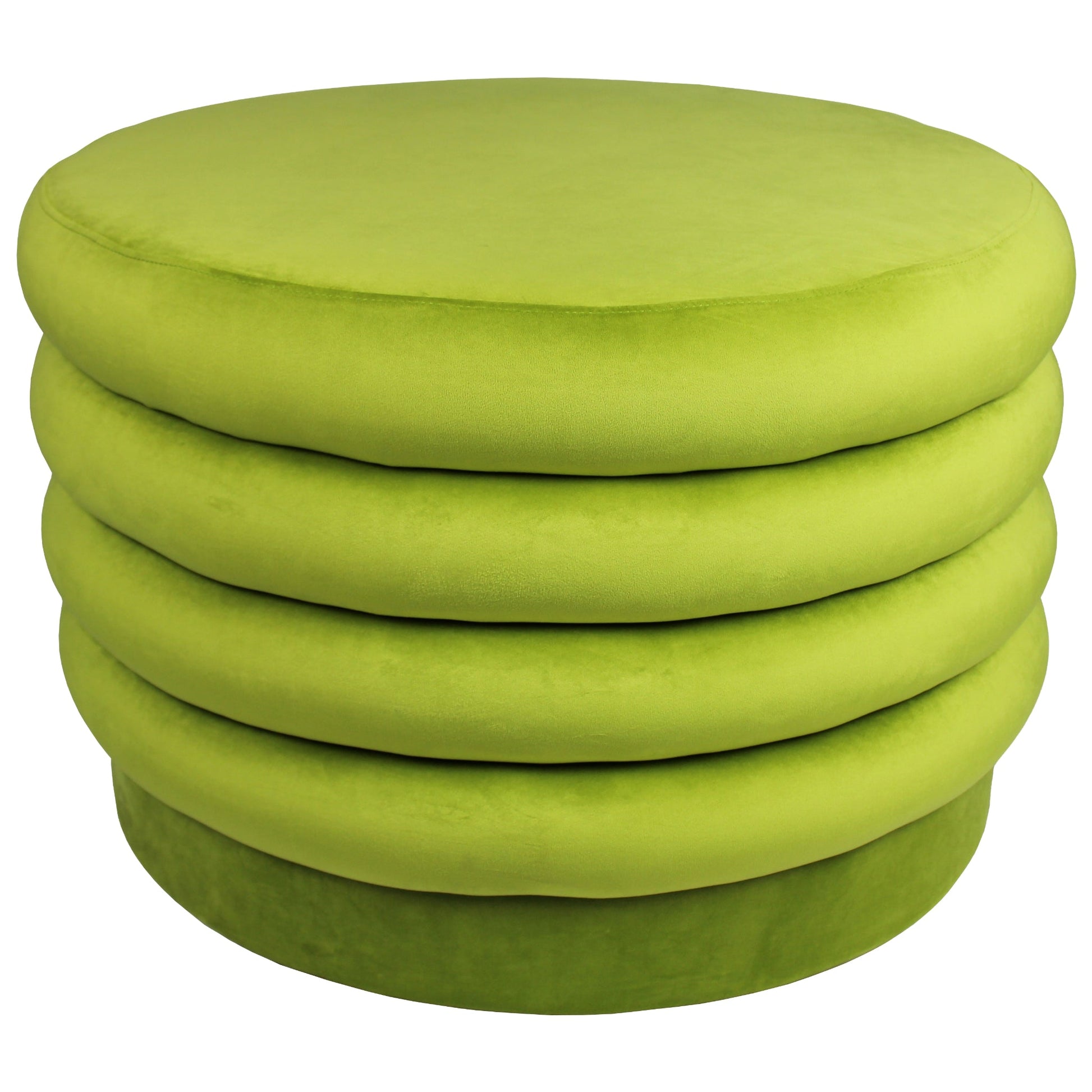 Meva Thor 31" Fern Green Round Ottoman