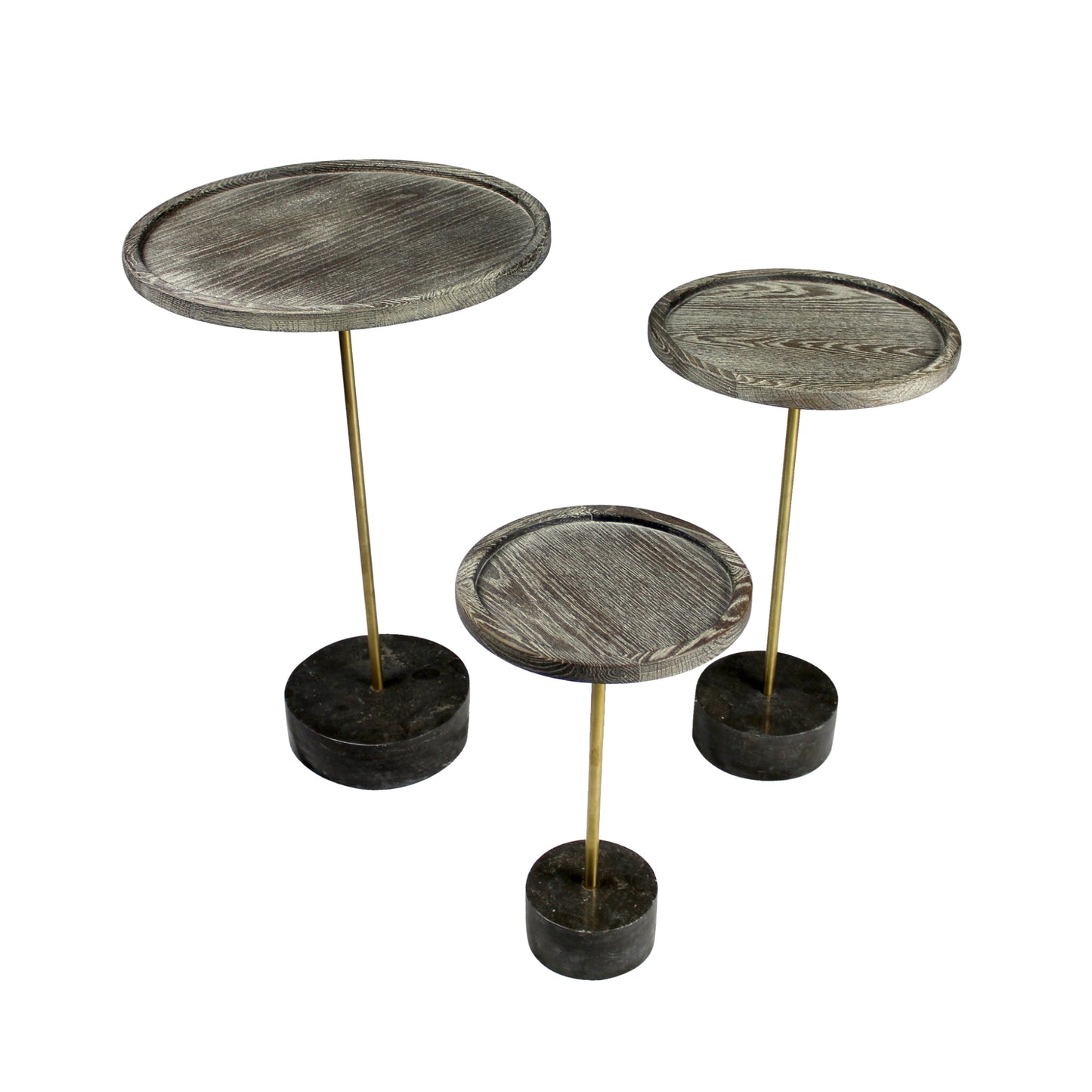 Meva Tipton 13" Small Brown/Black End Table