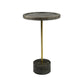 Meva Tipton 13" Small Brown/Black End Table