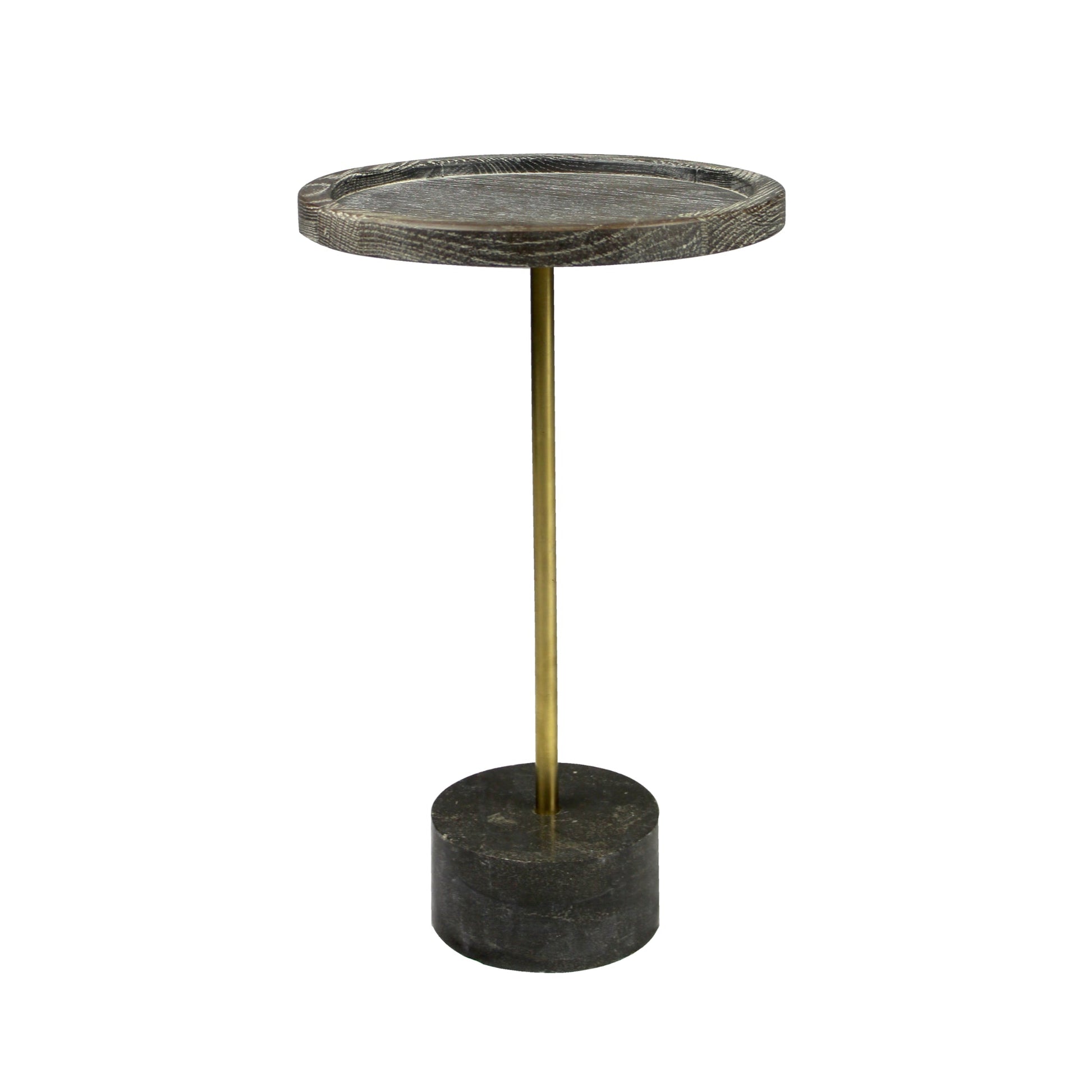 Meva Tipton 13" Small Brown/Black End Table