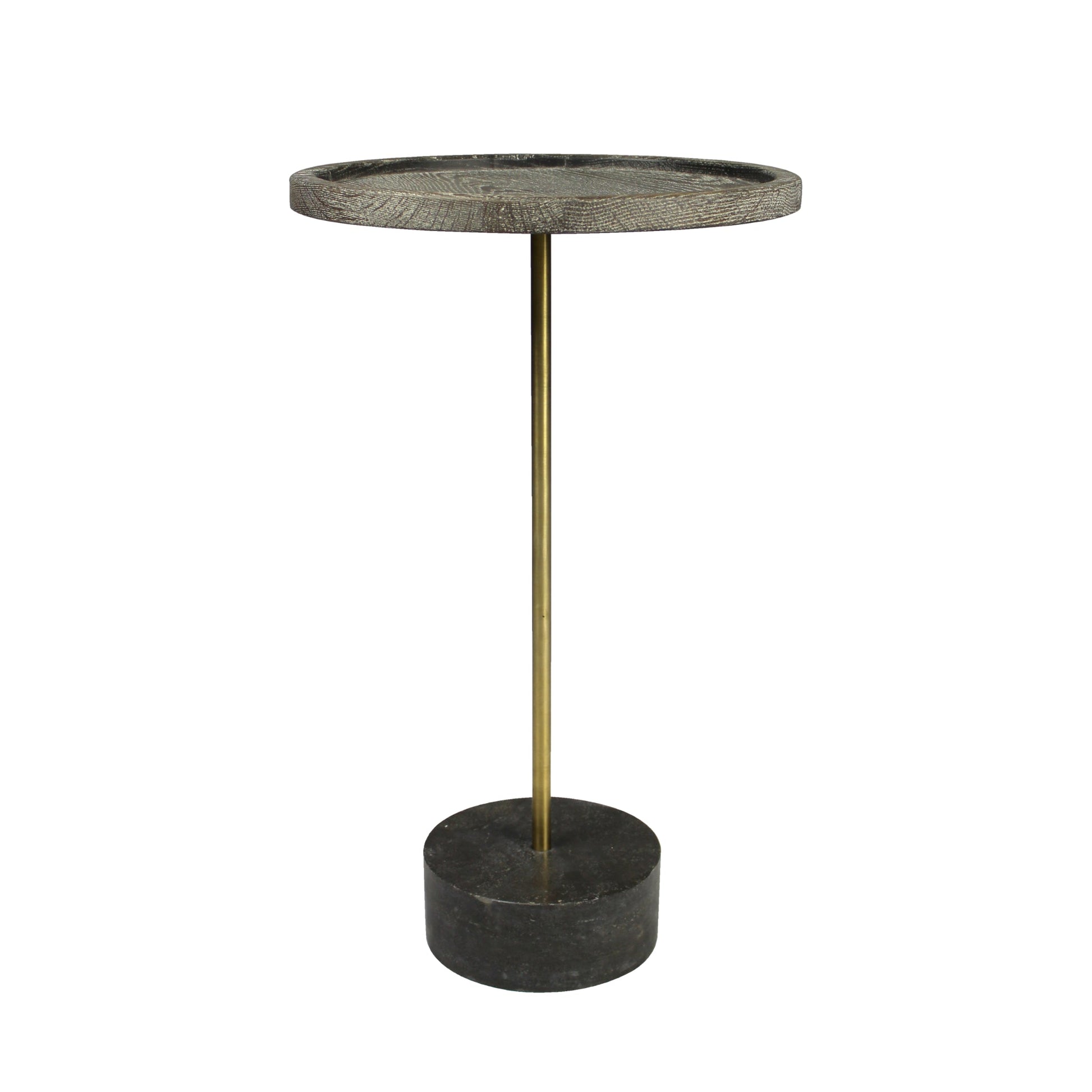 Meva Tipton 15" Medium Brown/Black End Table