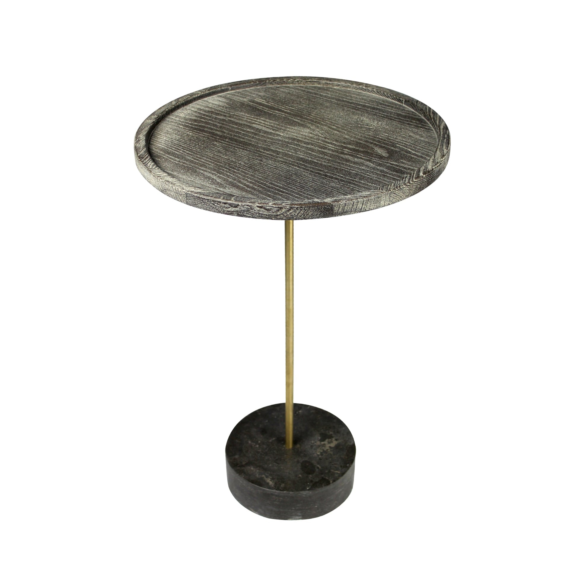 Meva Tipton 20" Large Brown/Black End Table