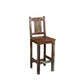 Meva Trinidad 18" Multi Recycled Wood Bar Chair