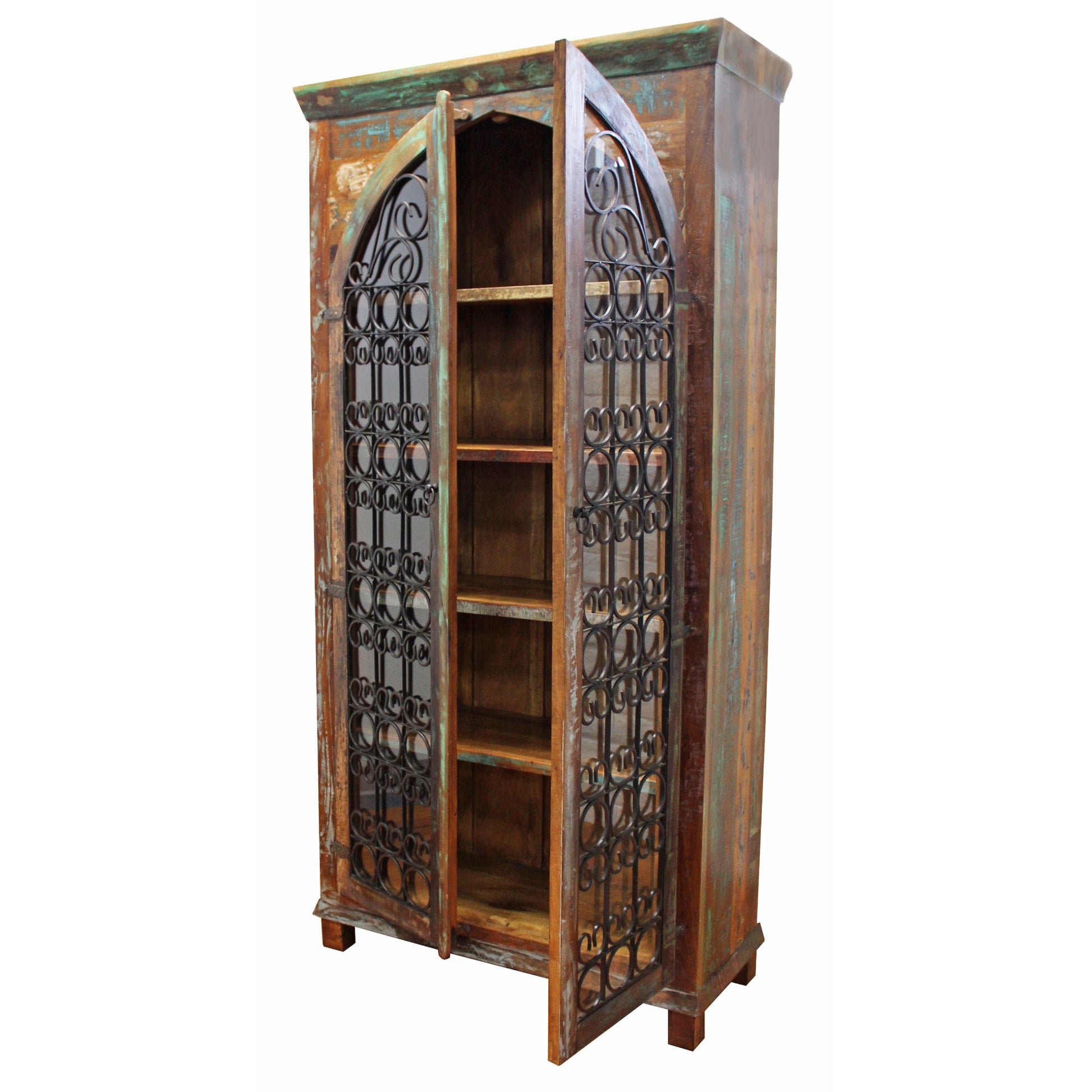 Meva Trinidad 42" Multi-Colored Tall Cabinet