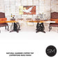 Mexports by Susana Molina 120" Natural Hammered Copper Top Spanish Style Rectangular Dining Table With Double Iron Pedestal