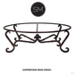 Mexports by Susana Molina 1211AAOT 60" Peach Travertine Chisel Edge Oval Coffee Table