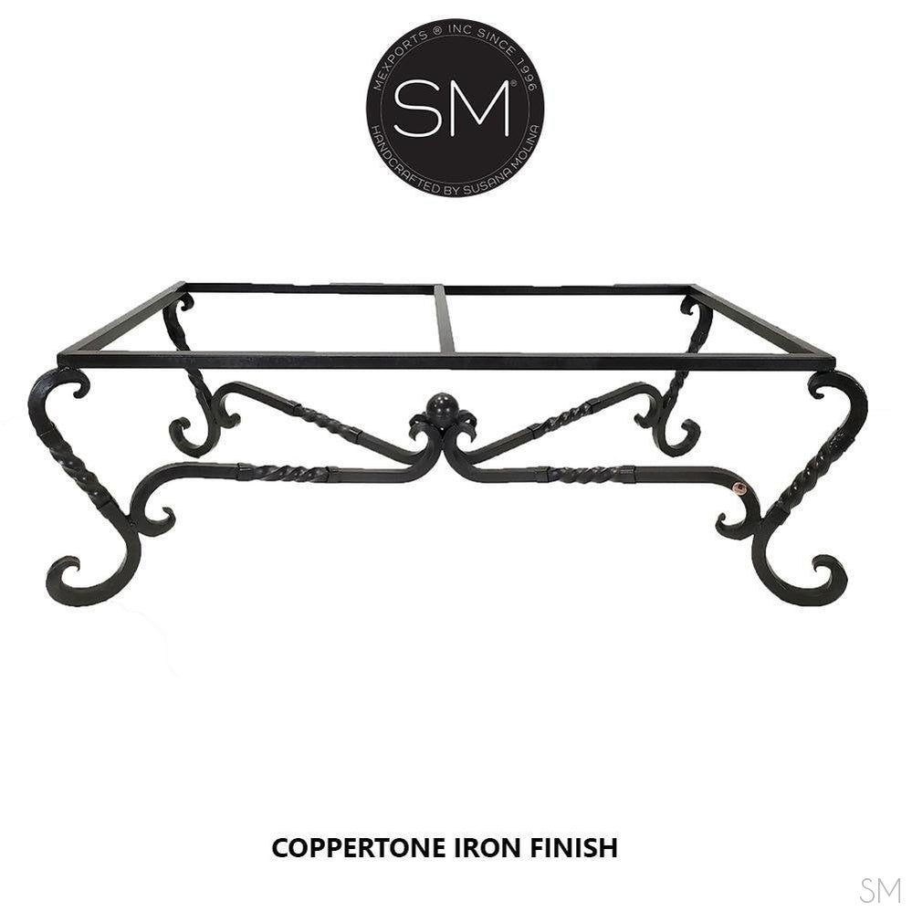 Mexports by Susana Molina 1211AAT 60" Cream Travertine Chisel Edge Rectangular Coffee Table