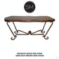 Mexports by Susana Molina 1211CM 72" Mesquite Wood Top Free Form Edge No Inlay Console Table