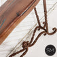 Mexports by Susana Molina 1211FM 52" Mesquite Wood Top Free Form Edge Turquoise Inlay Rectangular Console Table