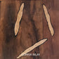 Mexports by Susana Molina 1212FM 52" Mesquite Wood Top Free Form Edge Hammer Copper Inlay Console Table