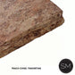 Mexports by Susana Molina 1212FT 44" Peach Travertine Chiseled Edge Rectangular Console Table