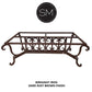 Mexports by Susana Molina 1213AAC 72" Oxidized Hammered Copper Top Rectangular Coffee Table