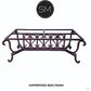 Mexports by Susana Molina 1213AAT 60" Cream Travertine Bullnose Edge Rectangular Coffee Table