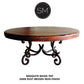 Mexports by Susana Molina 1215AAAM 48" Mesquite Wood Top Bullnose Edge No Inlay Round Coffee Table
