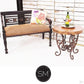 Mexports by Susana Molina 1221BBC 24" Natural Hammered Copper Round Side Table