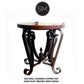 Mexports by Susana Molina 1229LC 31" Oxidized Hammered Copper Round Side Table